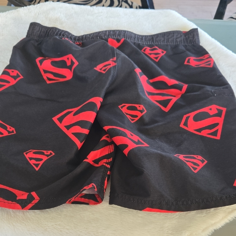 DC Comics Kids Black and Red Superman Shorts - Picture 7 of 11